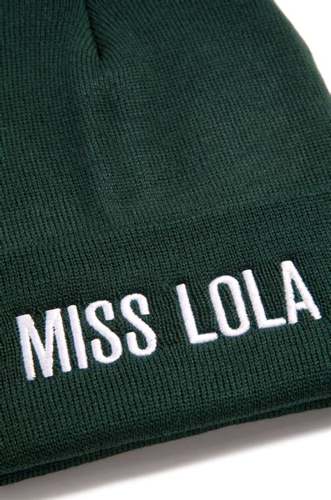 Miss Lola Green Exclusive Miss Lola Beanie Miss Lola
