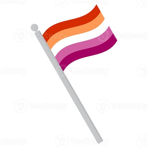 Lesbiana Orgullo Bandera Lgbt Símbolo En Forma 37388089 Png