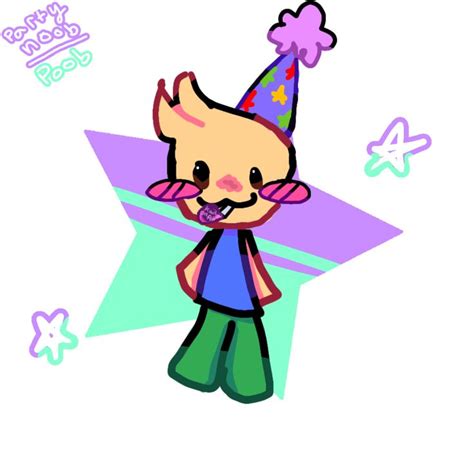 Party Noobpoob From Regretevator In 2024 Noob Non Romantic Fan Art