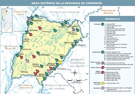 Corrientes Mapa Politico