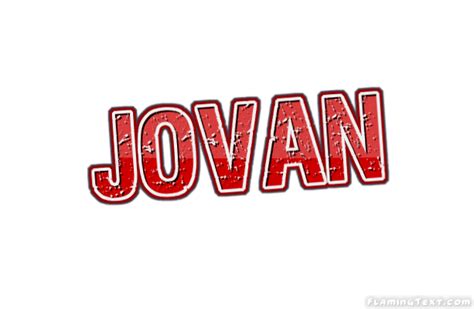 Jovan ロゴ フレーミングテキストからの無料の名前デザインツール