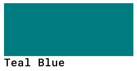 Teal Blue Color Codes The Hex Rgb And Cmyk Values That You Need Vlr
