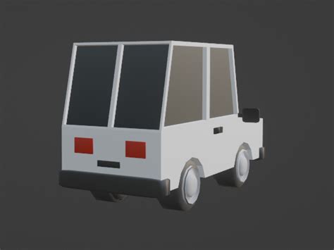 A Low Poly Car For Roblox Simulator Games Clearly Development