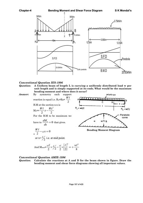 Bmd(bending moment diagram) a bending moment diagram is the graphical representation of the variation of he bending moment along the length of the beam and is abbreviated as b.m.d. Bmd Sfd / Shear Force Diagram Sfd Bending Moment Diagram Bmd For Cantilever - Sfd and bmd plays ...
