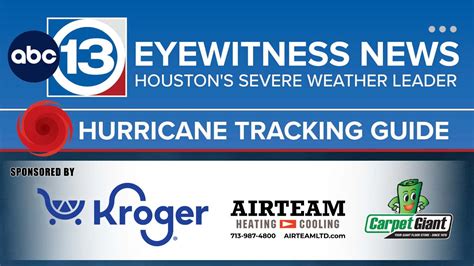 Abc13 Hurricane Tracking Guide Chief Meteorologist Travis Herzog And