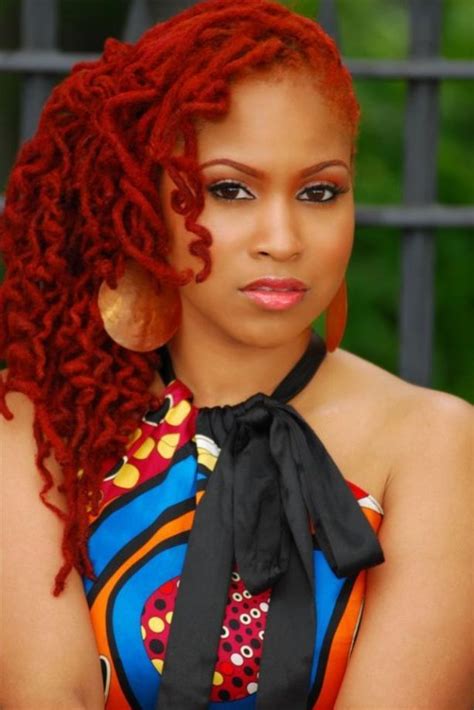 101 Ways To Style Your Dreadlocks Art Becomes You Hair Styles Red