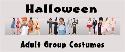 Halloween Adult Group Costume Ideas