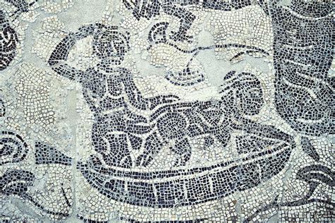 Erotic Roman Mosaic Of Pigmies In Boats Fornicating On The River Nile