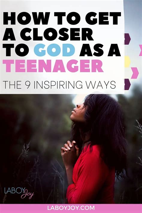 With me being a teenager myself, one of easiest ways to become closer to god was through something else, then just attending church. How to Get Closer to God as a Teenager - The 9 Inspiring ...