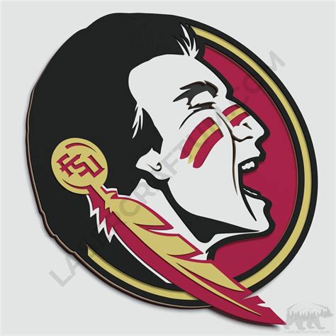 Florida State Seminoles Layered Design For Cutting Lasercraftum