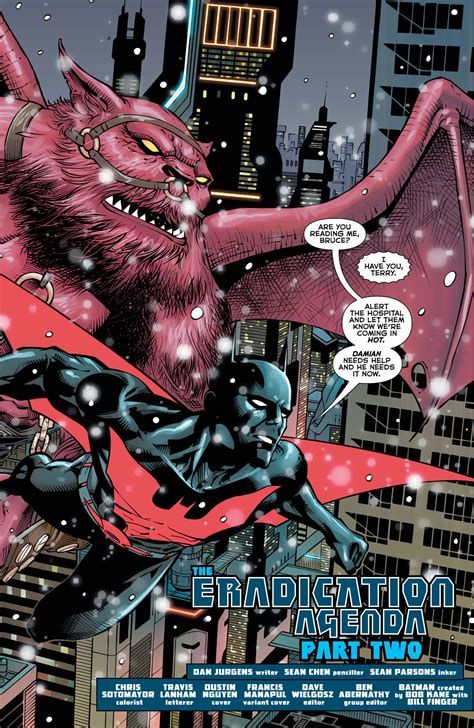 Batman Beyond 44 4 Page Preview And Covers Released By Dc Comics