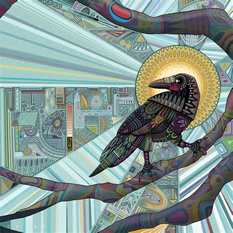 Crow Spirit 2021 Digital Illustration The Crow Is A Spirit Animal