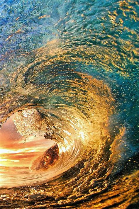 Ocean Wave Sunset Beautiful Nature Wallpaper Ocean Wallpaper Ocean