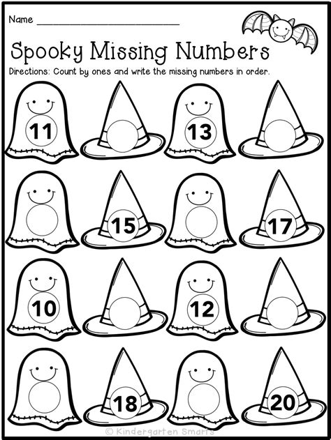 Free Halloween Worksheets For Kindergarten Printable Kindergarten