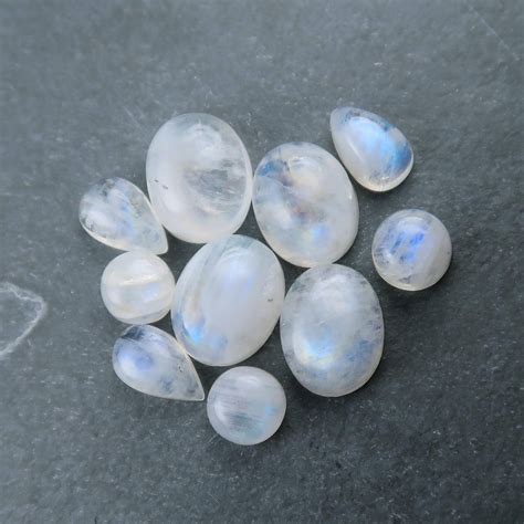 Rainbow Moonstone Cabochons For Jewellers Buy Cabochons Online Uk