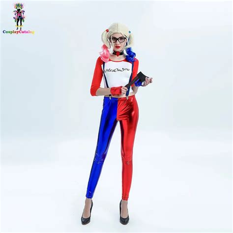 Suicide Squad Cosplay Uniforms Harley Quinn Adults Sexy Women Costume