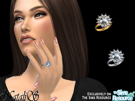 Vintage Inspired Diamond Ring By Natalis At Tsr Sims 4 Updates