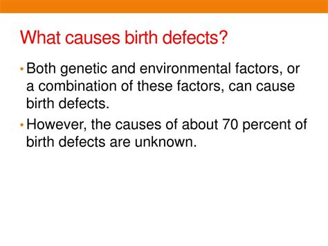 Ppt Birth Defects Powerpoint Presentation Free Download Id6980499