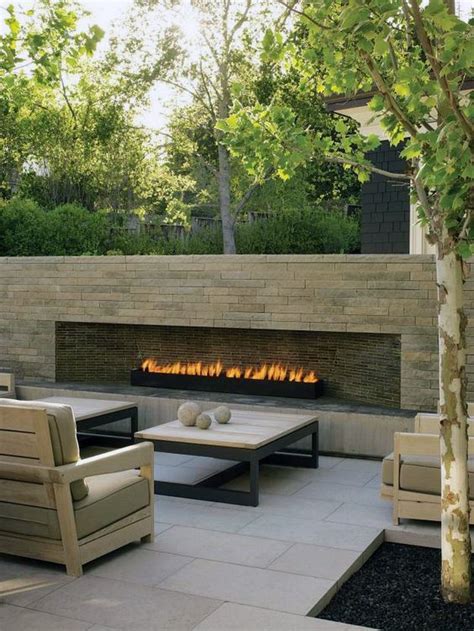 70 Outdoor Fireplace Designs For Men Cool Fire Pit Ideas