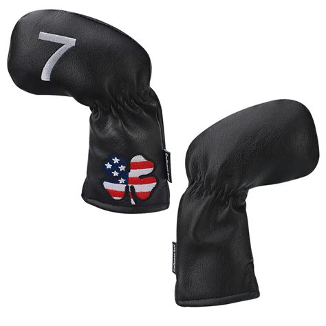 Golf Iron Club Covers Headcovers Set Leather Uk 11pcs Cover Black