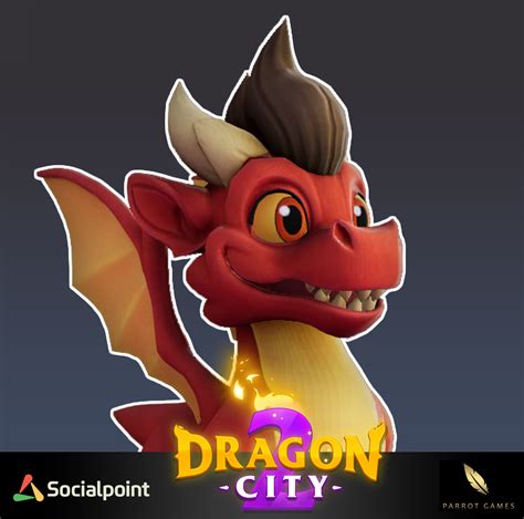 Artstation Flame Dragon Dragon City 2
