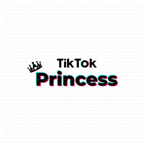 Tiktok Svg Tik Tok Princess Social Media Icon Svg Crown Etsy Singapore
