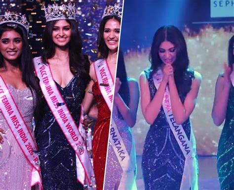 Manasa Varanasi From Telangana Wins Miss India 2020 In Hindi Manasa