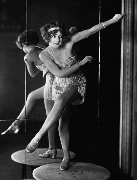 1920s flapper girl dancing