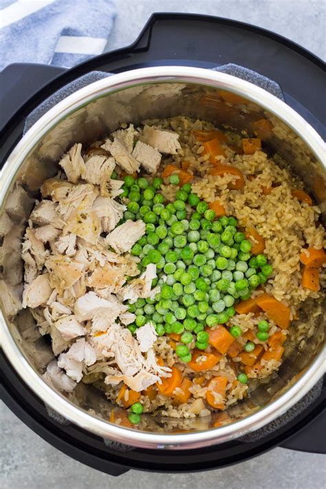 Easy Instant Pot Chicken And Rice Kristines Kitchen