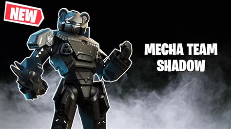 New Mecha Team Shadow Skin Gameplay Fortnite Shadow Strike Pack