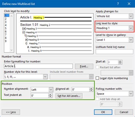 Examples of second level headinh. Bulletproof Paragraph Numbering, Part 3 - Legal Office Guru