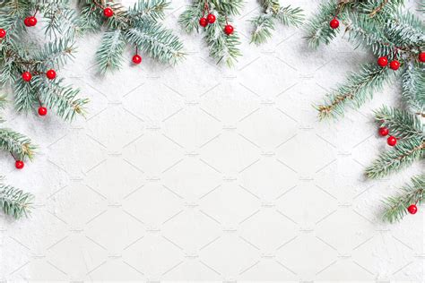 White Snowy Christmas Background Stock Photo Containing Christmas And