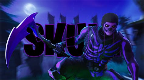 This Is A Purple Skull Trooper Background I Made A While