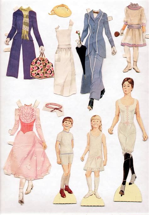 VINTAGE 1964 WALT DISNEY MARY POPPINS Magic Paper Dolls Set Whitman
