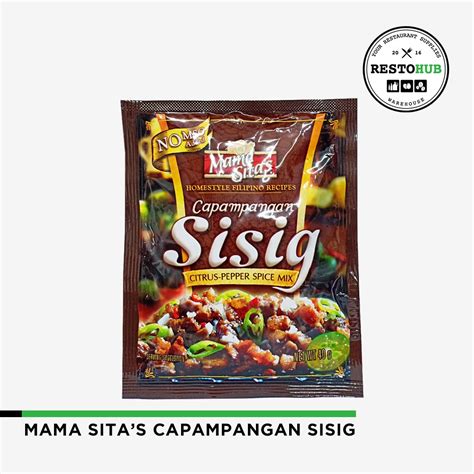 Mama Sitas Capampangan Sisig Citrus Pepper Spice Mix 40g
