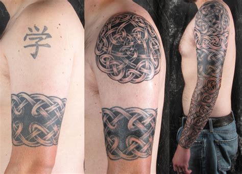 Below the celtic knot image, there is a. Building a Celtic Sleeve — LuckyFish, Inc. and Tattoo ...
