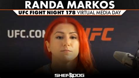 After a firefight to start the contest, markos found herself on her back. Randa Markos UFC Fight Night 178 Virtual Media Day Interview