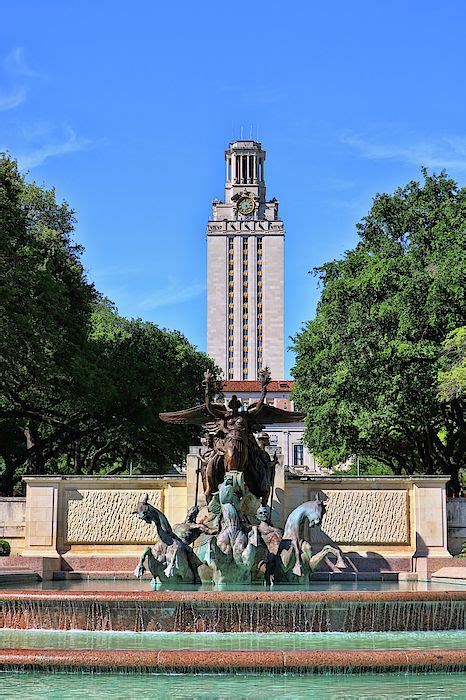The University Of Texas Tower 5 Austin T X By Allen Beatty Ferry