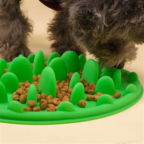 New listingdouble bowls slow food pet bowl puppy feeder dog feeding cat drinking water. Pet Dog Cat Slow Eating Feeder Bowl Puppy Plastic Feed ...