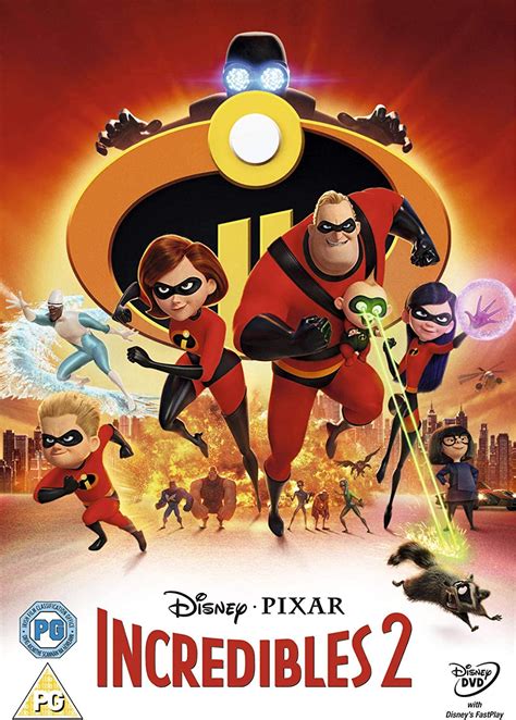 Incredibles 2 Dvd 2018 Uk Dvd And Blu Ray