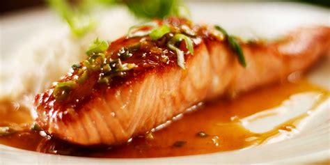 Flaky fish would you ever confuse a salmon steak for a porterhouse or pork chop? Pan Seared Glazed Salmon with Honey and Soy - Easy Meals with Video Recipes by Chef Joel Mielle ...