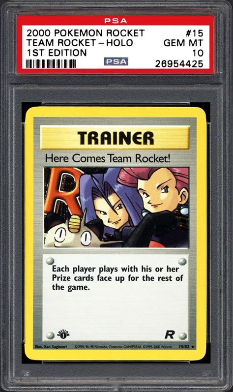 It was first published in october 1996 by media factory in japan. Auction Prices Realized Tcg Cards 2000 Pokemon Rocket Team Rocket-Holo 1ST EDITION