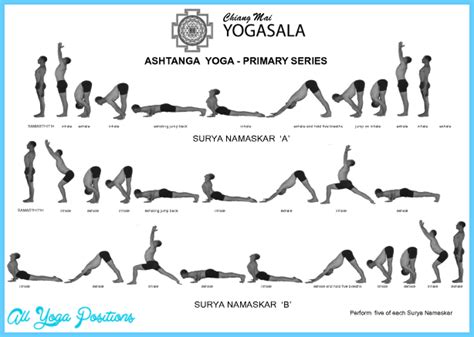 Ashtanga Yoga Poses Cheat Sheet AllYogaPositions Com