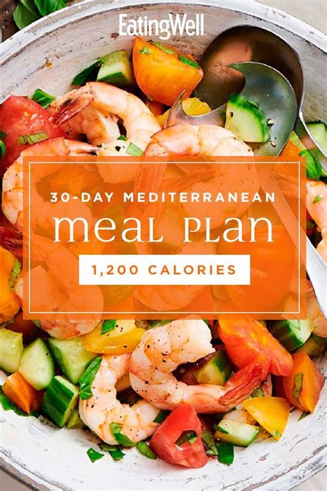 30 Day Mediterranean Diet Meal Plan 1200 Calories In 2022