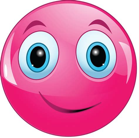 Pink Smiley Funny Emoji Emoji Backgrounds Smiley