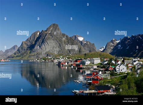 Reine Lofoten Islands Norway Europe Stock Photo Alamy