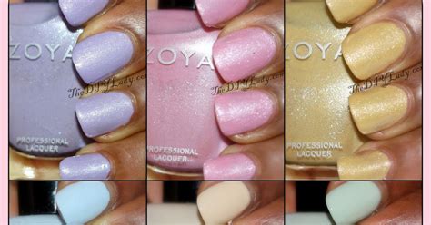 The Do It Yourself Lady Swatches And Review Zoya Spring Lovely