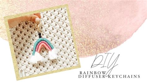 Diy Diffuse The Rainbow Keychains — Luna Rose Diy Rainbow Keychains