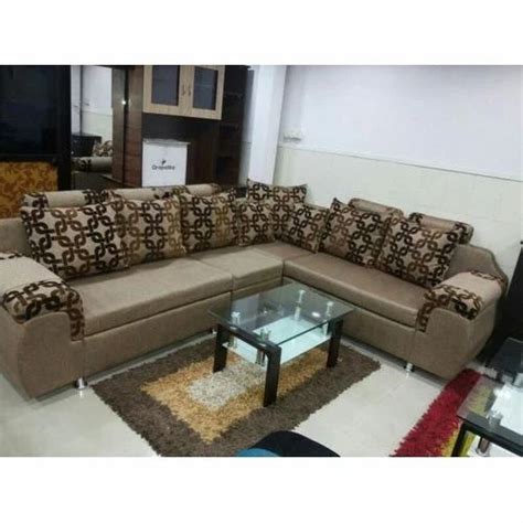 Living Room L Shape Sofa Set At Rs 29000set Thane Id 16552435630