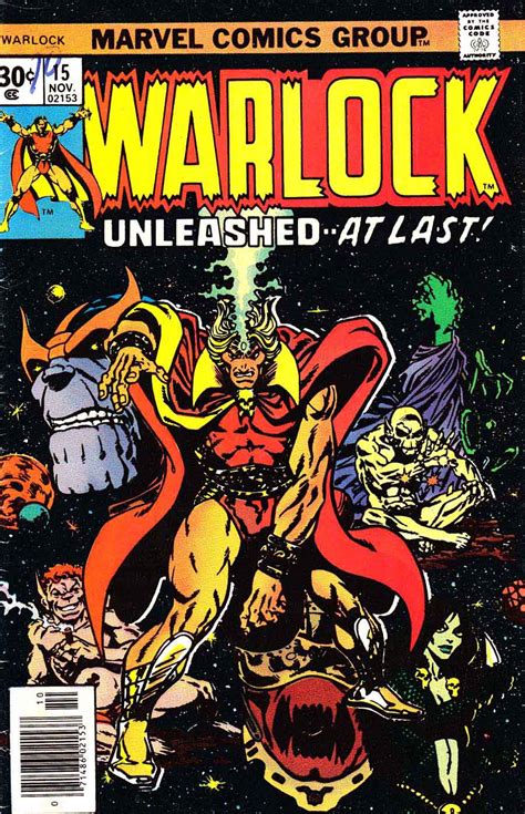 Warlock 15 Jim Starlin Art And Cover 1st Gamora Cover Pencil Ink